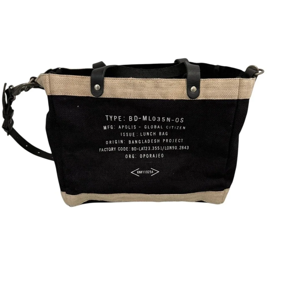 Apolis Black Crossbody Tote SoFi Stadium LA City of Champions Lunch Bag 11